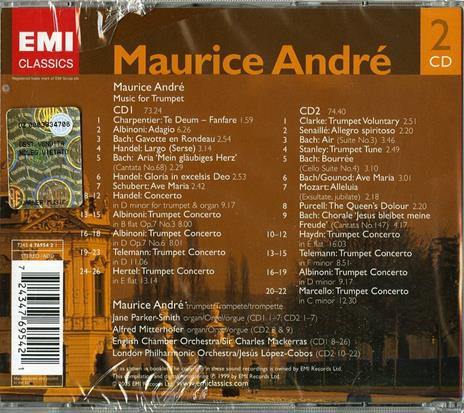 Concerti per tromba - CD Audio di Maurice André,Sir Charles Mackerras,Jesus Lopez-Cobos - 2