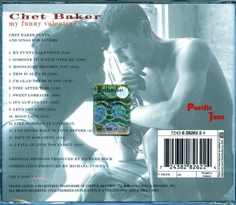 My Funny Valentine - CD Audio di Chet Baker - 2