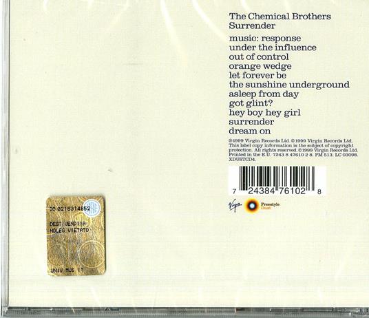 Surrender - CD Audio di Chemical Brothers - 2