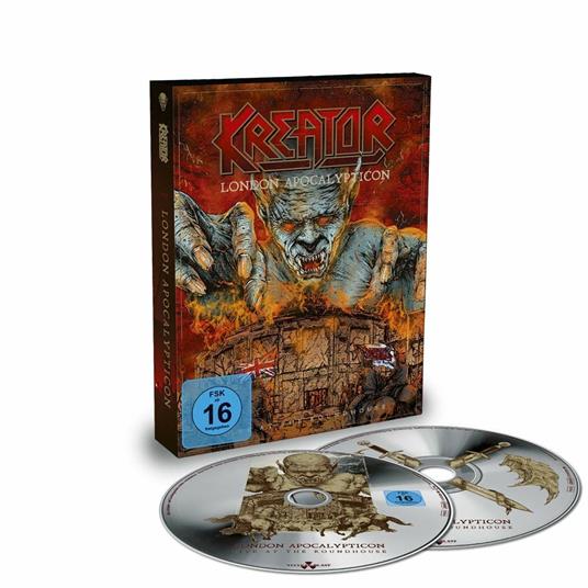 London Apocalypticon. Live at the Roundhouse - CD Audio + Blu-ray di Kreator