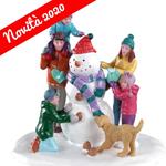 Lemax Creando Il Pupazzo Di Neve - Snowman Teamwork Cod 03511