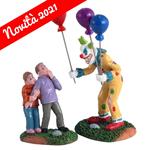 Lemax Il Venditore Di Palloncini - Creepy Balloon Seller, Set Of 2 Cod 12009