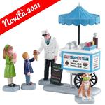 Lemax Geletaio - Happy Scoops Ice Cream Cart Cod 12037