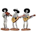 Lemax La Banda Di Scheletri Mariachi - Skeleton Mariachi Band, Set Of 3 Cod 12884