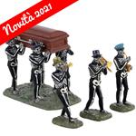 Lemax Funerale Jazz - Jazz Funeral, Set Of 4 Cod 13554