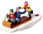 Villaggi di Natale Lemax Toboggan Trouble Cod. 42248