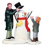 Sharp Dressed Snowman Set Of 2