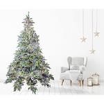 Albero Di Natale Poly Andorra 2400 Luci Led • Pr. Cm. 225 Petgf2308Dk 75