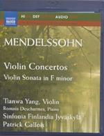 Concerto per violino op.64 MWV O 14, Concerto per violino MWV O 3 (Blu-ray)