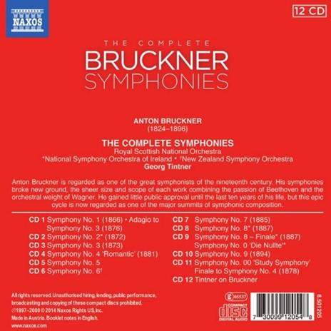 Sinfonie complete - CD Audio di Anton Bruckner - 2