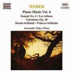 Opere per pianoforte vol.4 - CD Audio di Carl Maria Von Weber,Alexander Paley