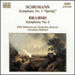 Sinfonia n.1 / Sinfonia n.2 - CD Audio di Johannes Brahms,Robert Schumann