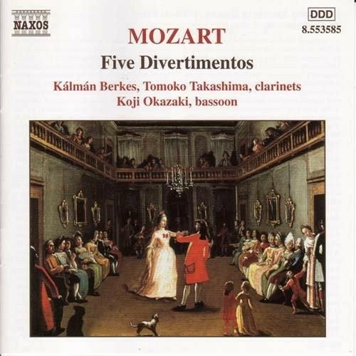 Divertimenti n.1, n.2, n.3, n.4, n.5 - CD Audio di Wolfgang Amadeus Mozart