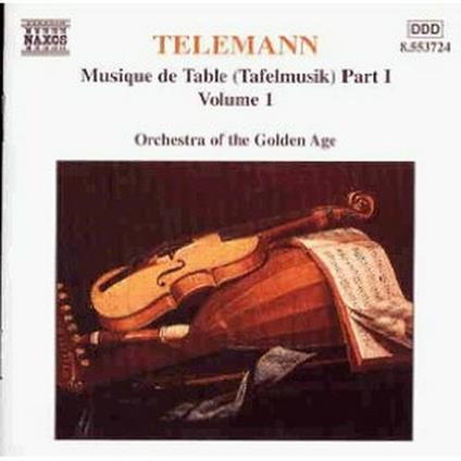 Tafelmusik vol.1 - CD Audio di Georg Philipp Telemann,Orchestra of the Golden Age