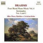 Opere per pianoforte a 4 mani vol.4 - CD Audio di Johannes Brahms