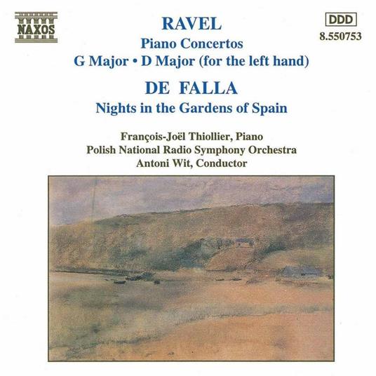 Concerto per pianoforte - Concerto per pianoforte per la mano sinistra / Notti nei giardini di Spagna - CD Audio di Maurice Ravel,Manuel De Falla