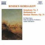 Sinfonia n.3 - Sinfonietta op.31 - CD Audio di Nikolai Rimsky-Korsakov