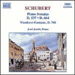 Sonate per pianoforte D537, D664 - Fantasia Wanderer D760