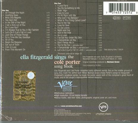 Sings the Cole Porter Song Book - CD Audio di Ella Fitzgerald - 2