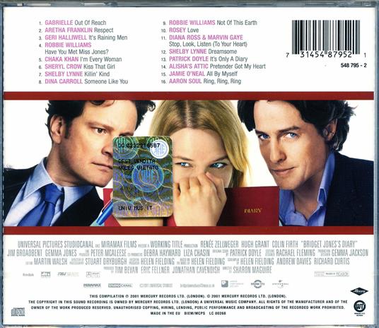 Il Diario di Bridget Jones (Bridget Jones's Diary) (Colonna sonora) - CD Audio - 2