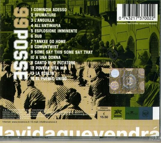 La vida que vendrà - CD Audio di 99 Posse - 2