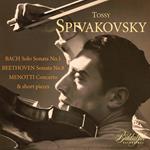 Tossy Spivakovsky: Plays Bach, Beethoven & Menotti