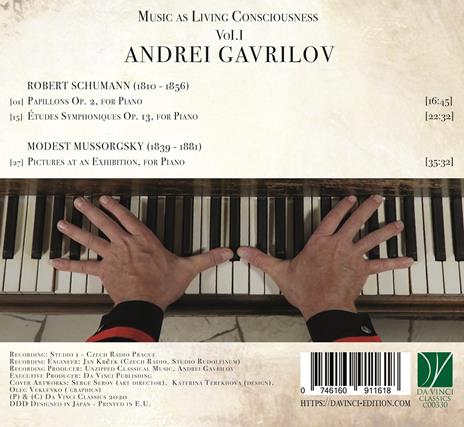 Music as Living Consciousness vol.1 - CD Audio di Andrei Gavrilov - 2