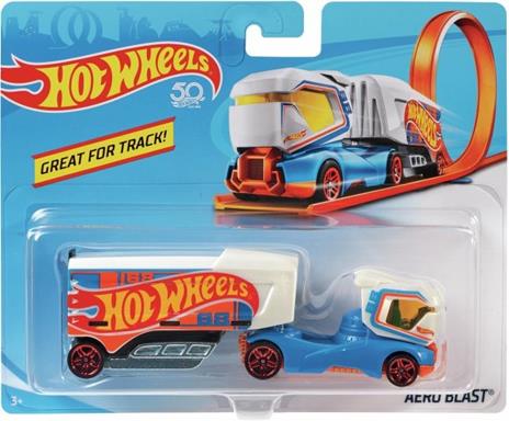 Hot Wheels- Camion da pista per acrobazie extra-large, giocattolo per bambini 3+anni - 8