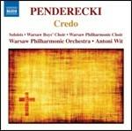 Credo - Cantata in Honorem Almae Matris - CD Audio di Krzysztof Penderecki