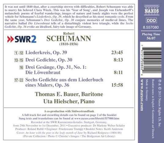 Lieder vol.7 - CD Audio di Robert Schumann - 2