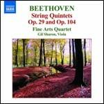 Quintetti per archi op.29, op.104 - Fuga op.137