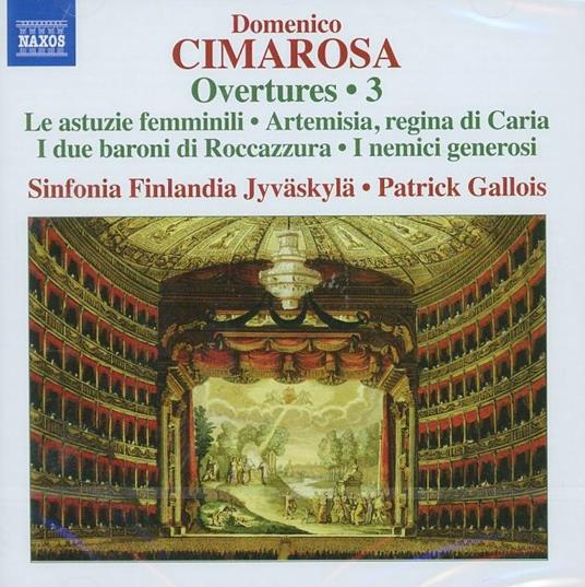 Ouvertures vol.3 - CD Audio di Domenico Cimarosa