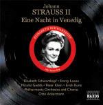 Una notte a Venezia (Eine Nacht in Venedig) - CD Audio di Johann Strauss,Nicolai Gedda,Elisabeth Schwarzkopf,Erich Kunz,Philharmonia Orchestra,Otto Ackermann