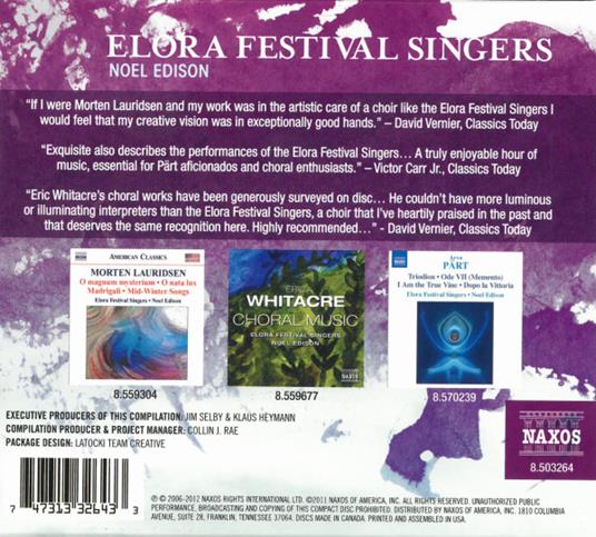 Modern Choral Masters - CD Audio di Elora Festival Singers - 2