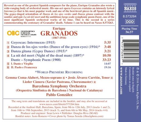 Opere orchestrali vol.2 (Integrale) - CD Audio di Enrique Granados - 2