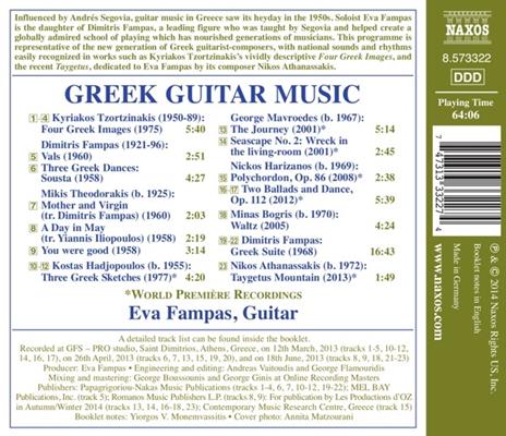 Opere per chitarra di compositori greci - CD Audio di Eva Fampas - 2