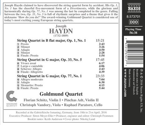 Quartetti - CD Audio di Franz Joseph Haydn - 2