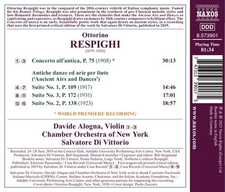 Concerto all'antica - Antiche arie e danze - CD Audio di Ottorino Respighi - 2