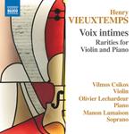 Voix Intimes - Rarities For Violin And Piano