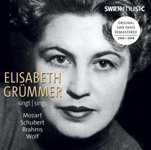 Elisabeth Grümmer canta Mozart, Schubert, Brahms, Wolf - CD Audio di Johannes Brahms,Wolfgang Amadeus Mozart,Franz Schubert,Hugo Wolf,Elisabeth Grümmer