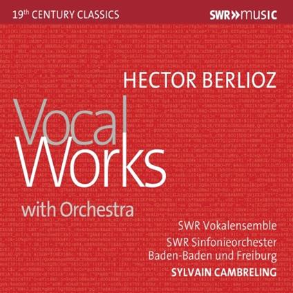 Brani vocali con orchestra - CD Audio di Hector Berlioz,Sylvain Cambreling