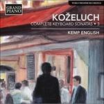 Sonate per pianoforte vol.3 - CD Audio di Leopold Antonin Kozeluch