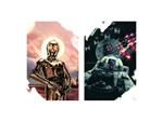 Star Wars Episode Iv Set Di 2 Art Prints C-3po & R2-d2 30 X 46 Cm - Unframed Sideshow Collectibles