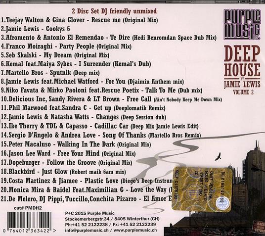 Purple Music Deep House vol.2 - CD Audio