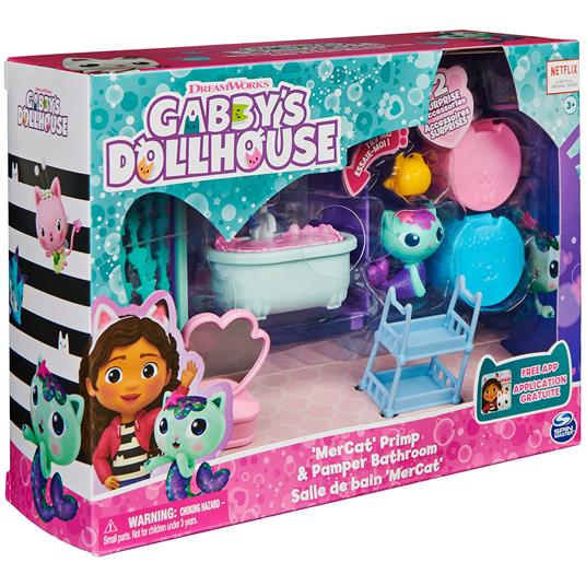 GABBY'S DOLLHOUSE Le stanze della casa - Bagno - Spin Master - Casa delle  bambole e Playset - Giocattoli