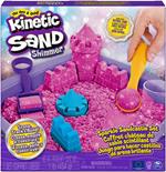 KINETIC SAND Playset Castello di Sabbia Shimmer Rosa