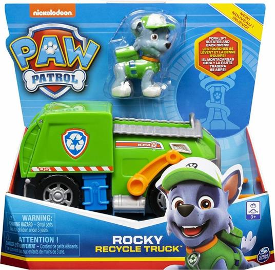 Vinile per i bambini Paw Patrol - Rocky riciclaggio