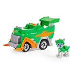 PAW Patrol Macchinina trasformabile con action figure da collezione di Rocky Rescue Knights