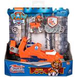 PAW Patrol Macchinina trasformabile con action figure da collezione di Zuma Rescue Knights