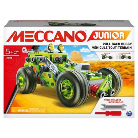 Meccano Junior. Veicolo Buggy a Retrocarica